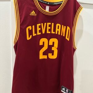 Adidas Cleveland Cavaliers Burgundy Basketball Jersey LeBron James